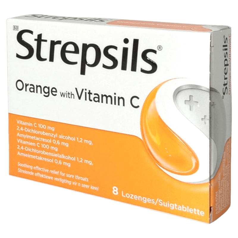 Strepsils-Orange 8's X 1