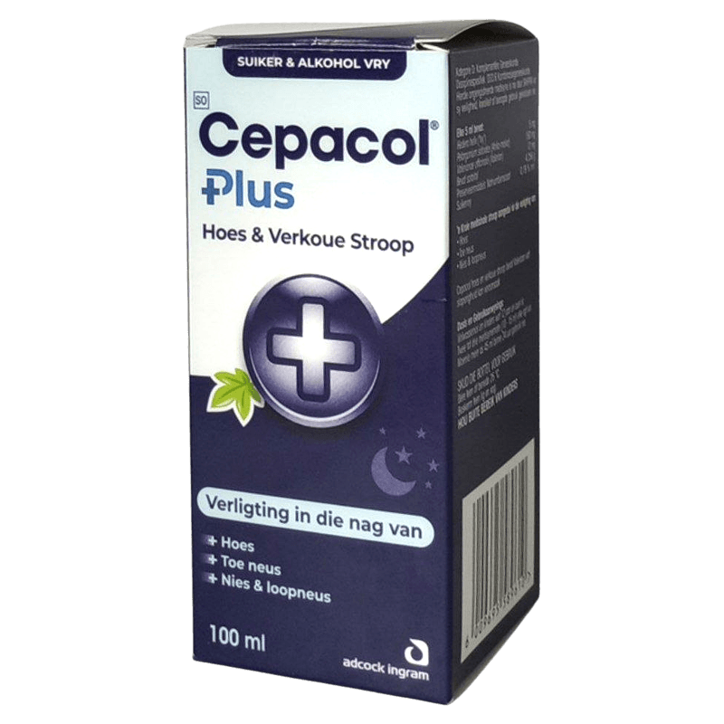 Cepacol Plus 100ml Cough & Cold Suryp x 1