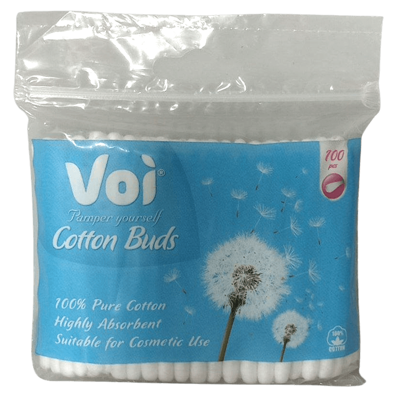 Earbuds Cotton 100PCE in Zipbag