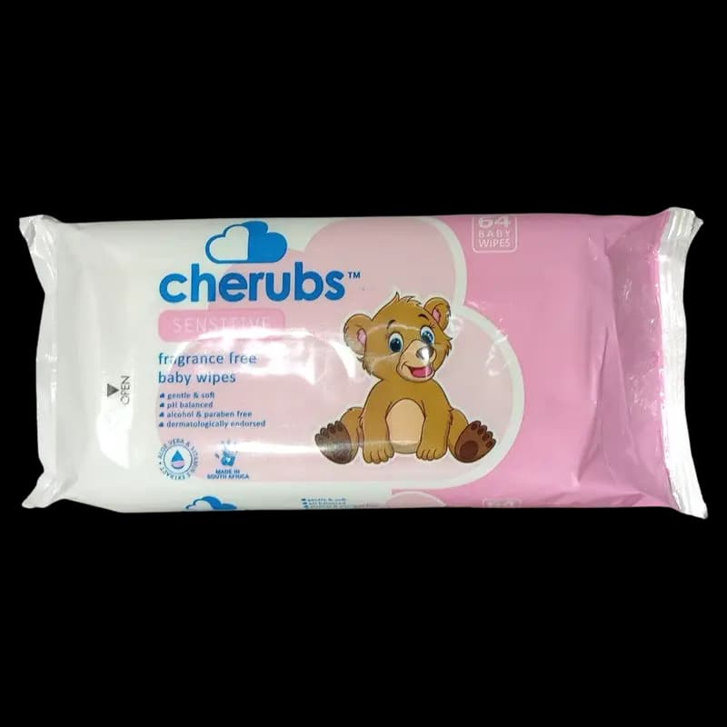 Wipes 64's Cherubs Fragrance Free Sensitive x 1 - 16001147004818 (#1)