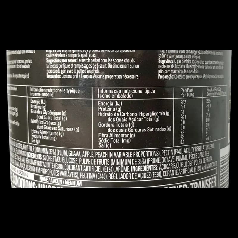 Jam 900g Hugo`s Mix Fruit x 1 - 6001024101142 (#2)