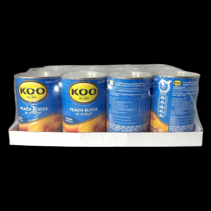 Peach 410g Slices Koo x 1 - 6001024996526 (#1)