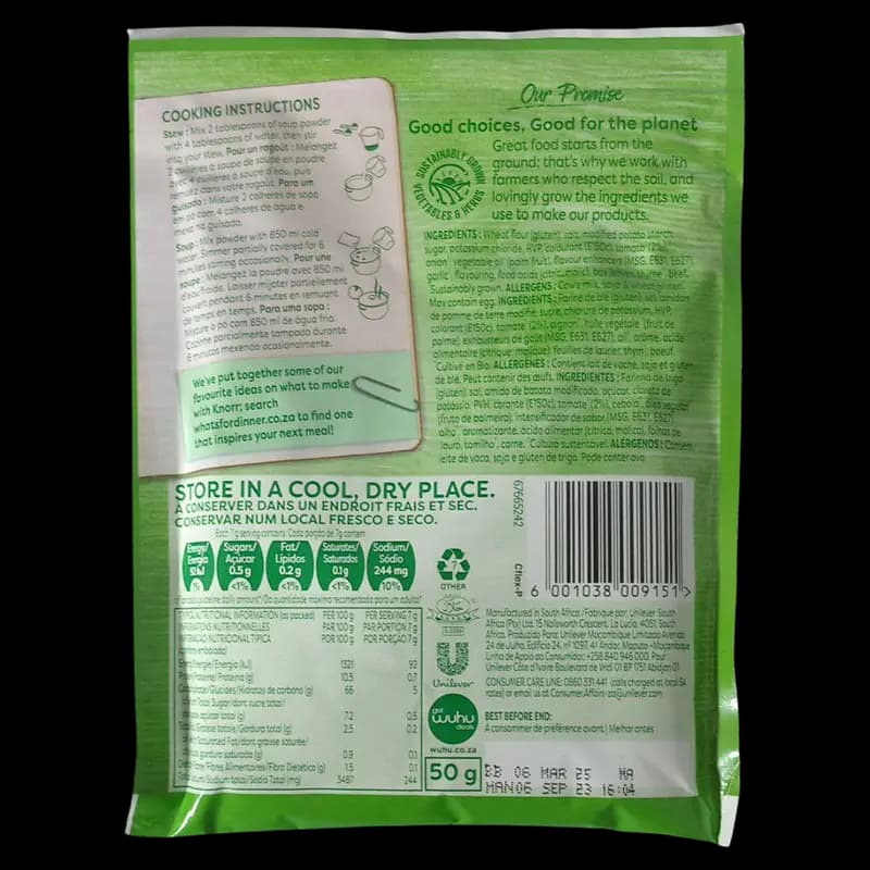 Soup 50g Knorr Beef&Tom x 1 - 6001038009151 (#2)