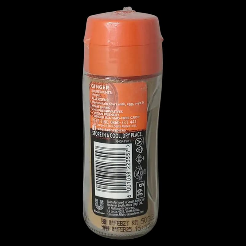 Spice 39g Ginger Rob Bottle x 1 - 6001038223557 (#2)