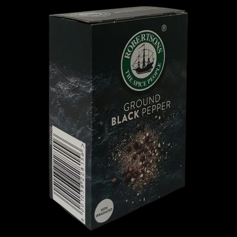 Spice 50g Black Pepper Robertsons Refill x 1 - 6001038228156 (#1)