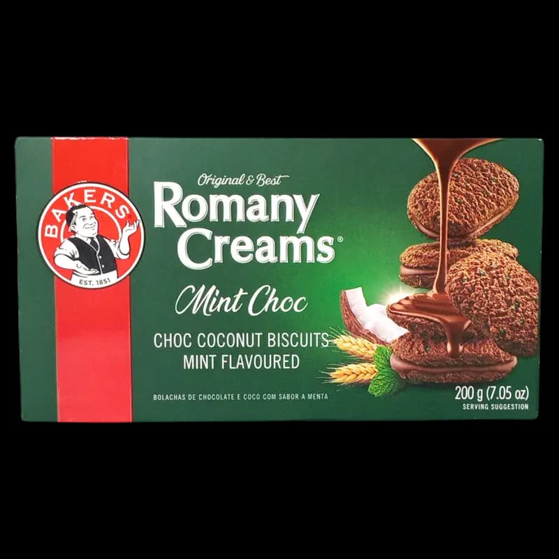 Bisc Bakers 200g Romany Creams Mint x 1 - 6001056004619 (#1)