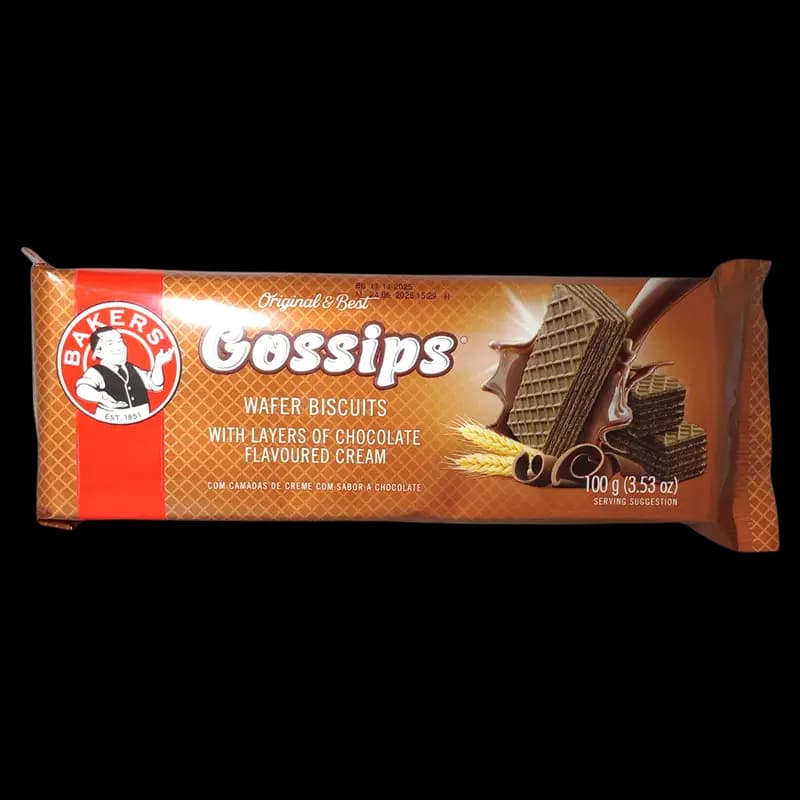 Bisc Bakers 100g Wafer Gossips Choc  x 1 - 6001056412971 (#1)