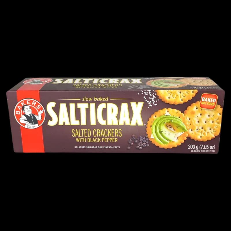 Bisc Bakers 200g Salticrax Black Pepper x 1 - 6001056414548 (#1)