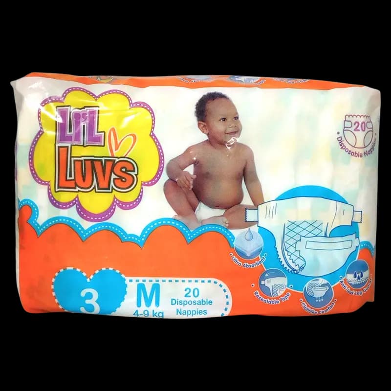 Nappies 20's Lil Luv Med x 1 - 6001064000627 (#1)