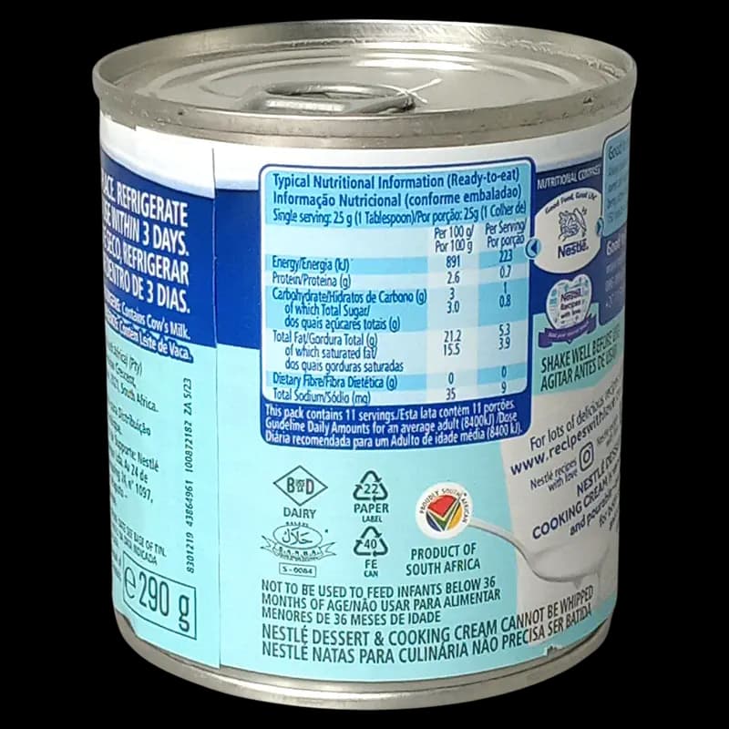 Dessert Cream 290g Nestle  x 1 - 6001068312900 (#2)