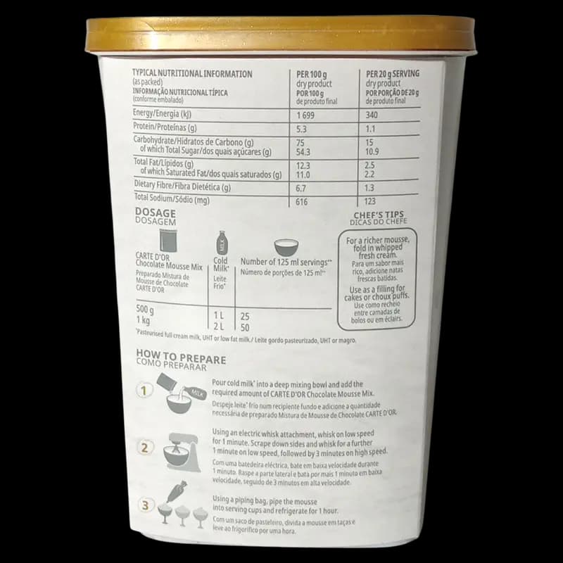 Chocolate Mouse 1kg Carte D'OR x 1 - 6001087307413 (#2)