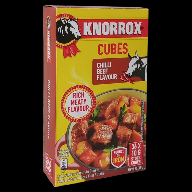 Knorrox Stock Cubes Chill Beef 360g x 1 - 6001087352307 (#1)