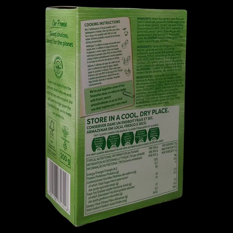 Soup 200g Knorr Minestrone x 1 - 6001087356046 (#2)