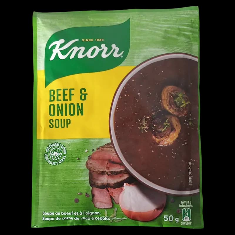 Soup 50g Knorr Beef & Onion x 1 - 6001087359658 (#1)