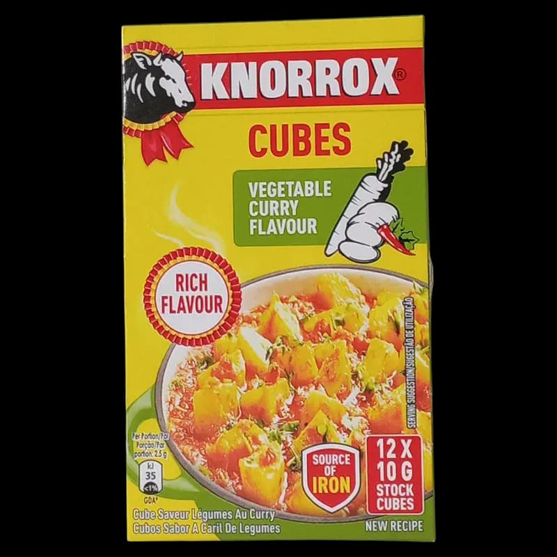 Knorox Cubes Veg Curry 120g x 1 - 6001087375641 (#1)
