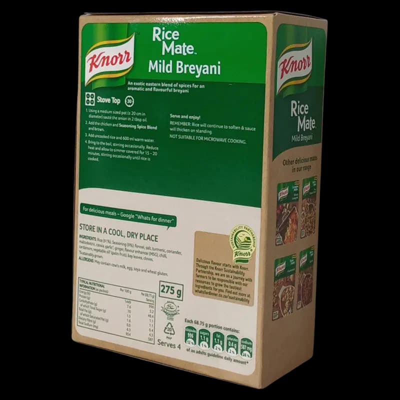 Knorr RMate Mld Breyani 275g  x 1 - 6001087376655 (#2)