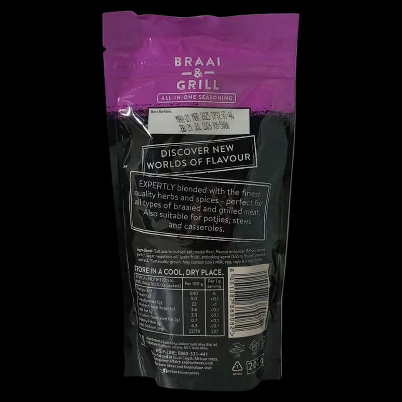 Spice 200g Allinone Braai&Grill Rob x 1 - 6001087389082 (#2)