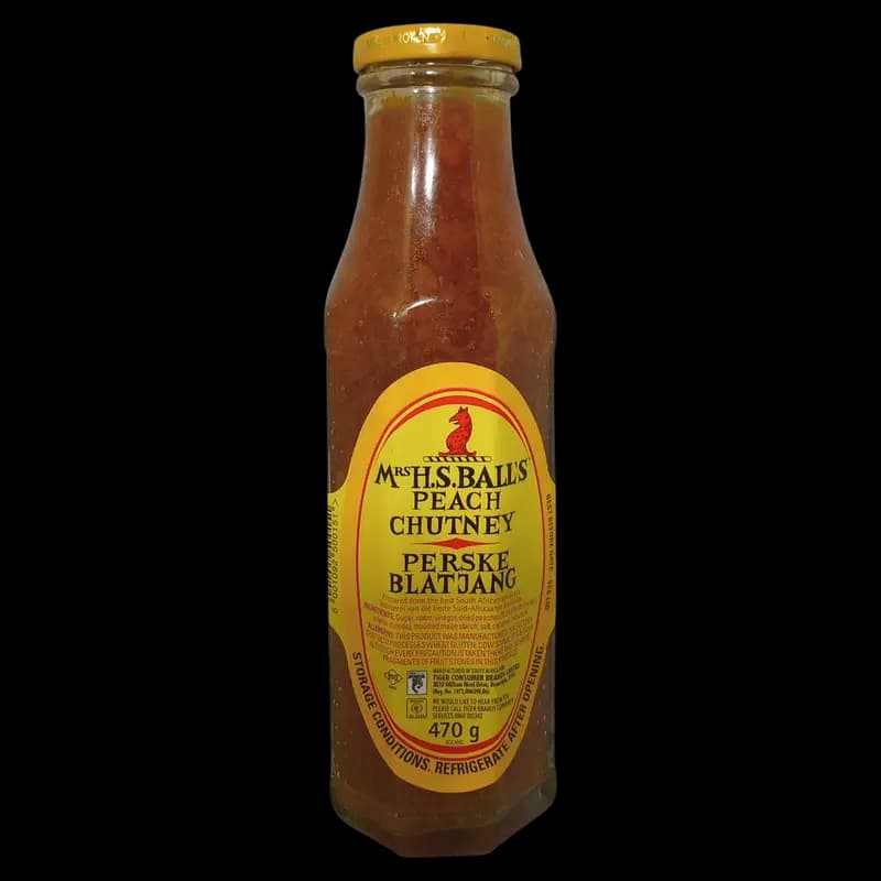 Chutney 470g Mrs Ball Peach x 1 - 6001092500151 (#1)