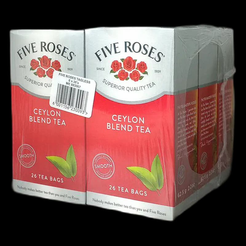 Tea 26bag Five Roses Tagless x 1 - 6001156230093 (#1)