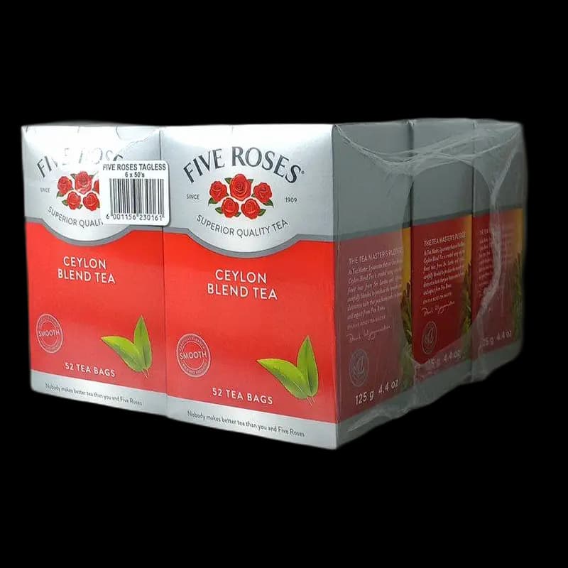 Tea 52bag 5 Roses Tagless x 1 - 6001156230161 (#1)