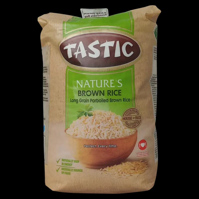 RICE - 2kg Brown Natural Tastic x 1 - 6001231000054 (#1)
