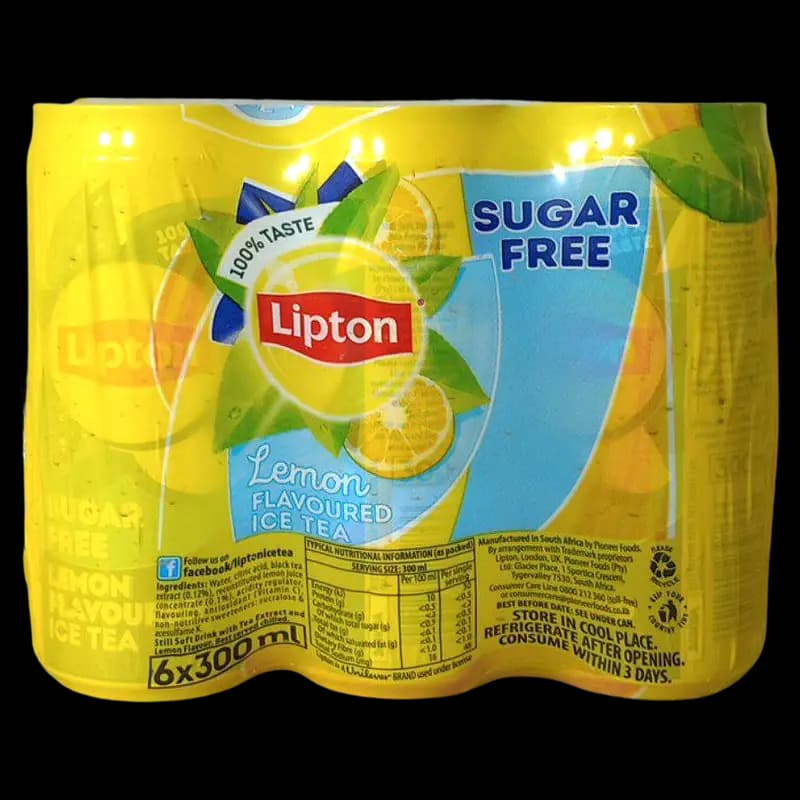 Tea Ice 300ml Lemon Sugar Free Lipton x 1 - 6001240239773 (#2)