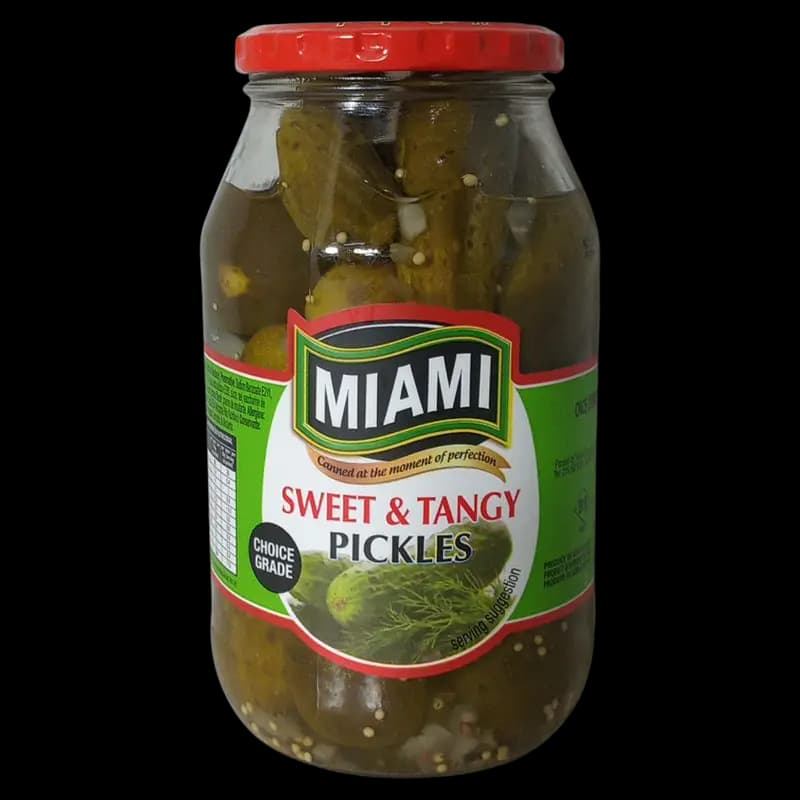 Miami Gherkins 760g Sweet & T  x 1 - 6001317008042 (#1)