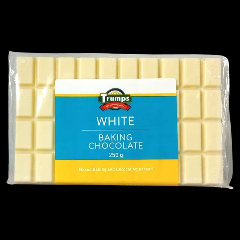 Trumps Baking Choc Slab White 250g x 1 - 6001557001452 (#1)
