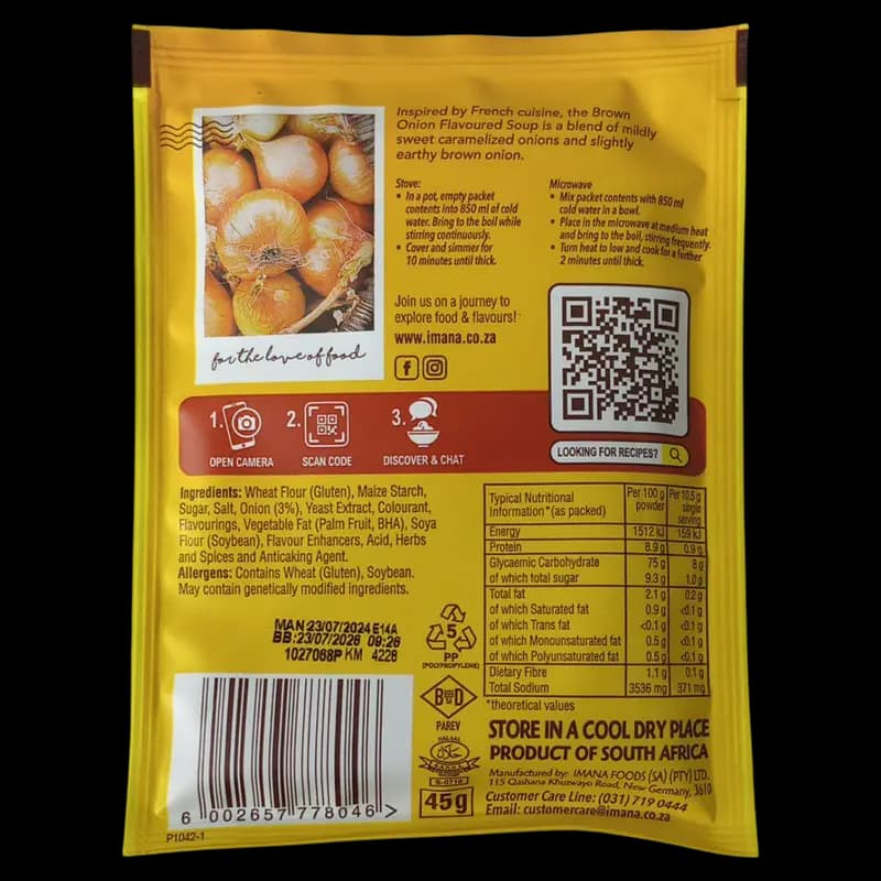 Soup Imana 45G Brown Onion x 1 - 6002657778046 (#2)