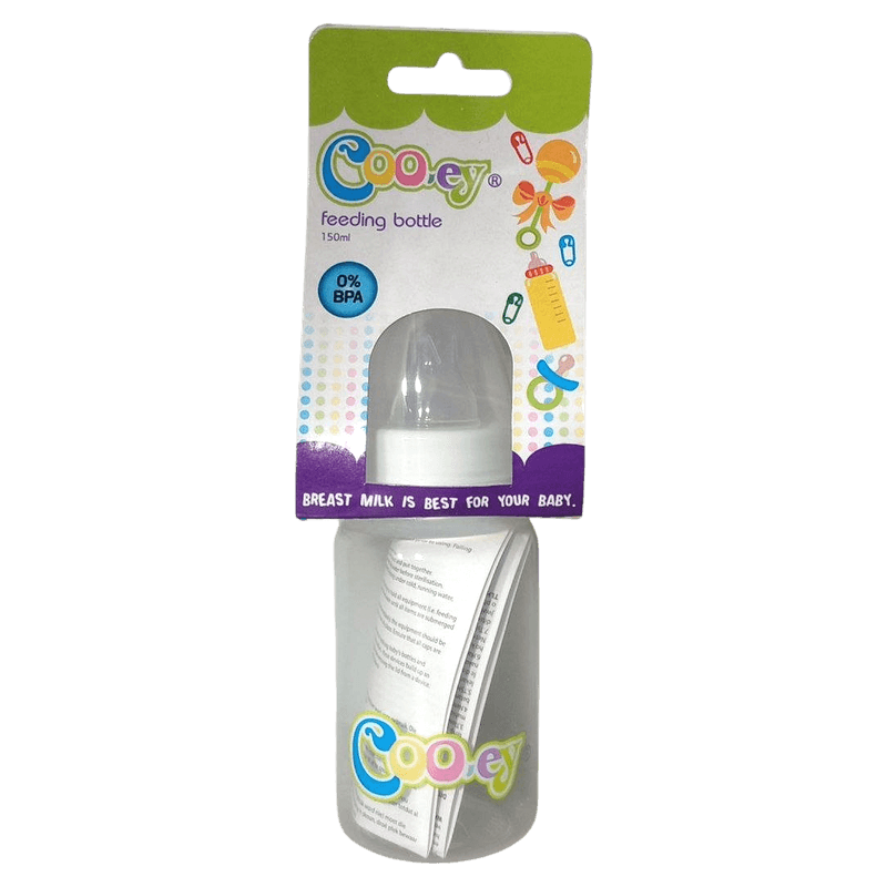 Cooey Feeding Bottle 150ml Round x 1