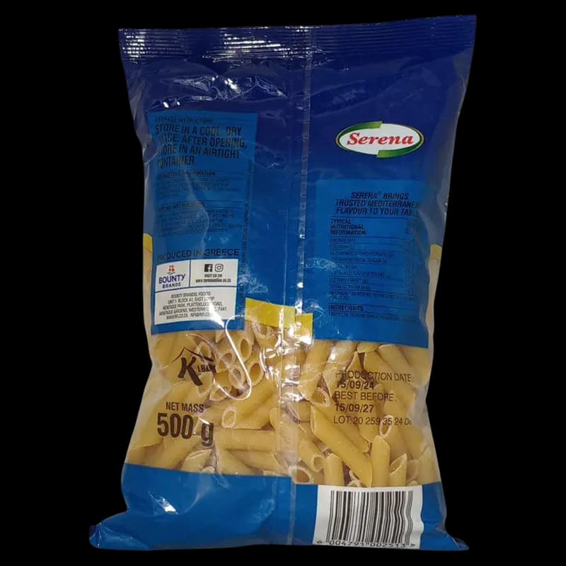 Pasta Penne Rigate 500g x 1 - 6004791002513 (#2)