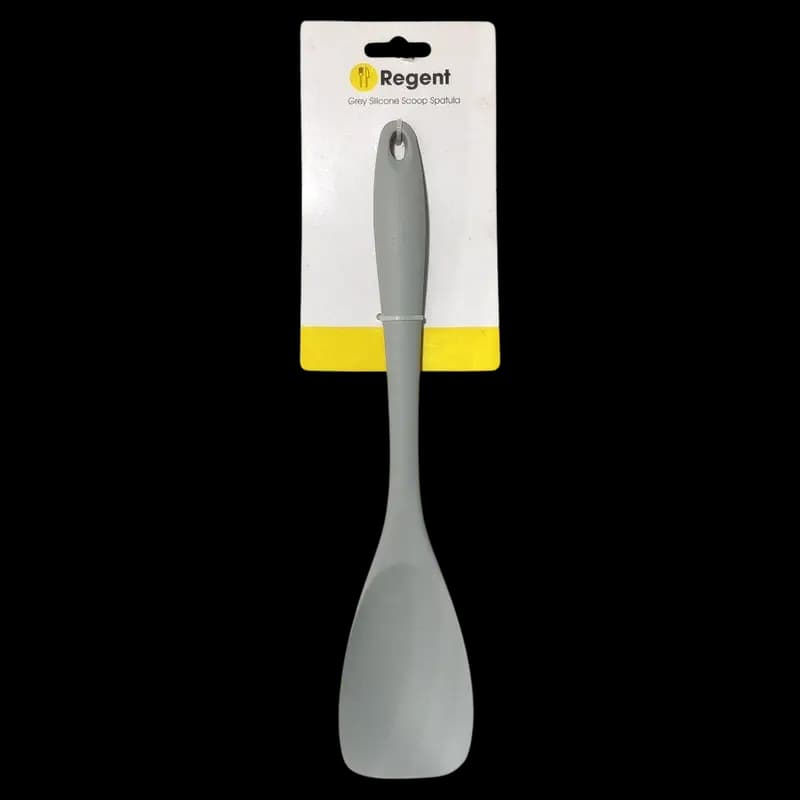Spatula/Spoon Silicon Grey 280x60x18mm Regent x 1 - 6005231211564 (#1)