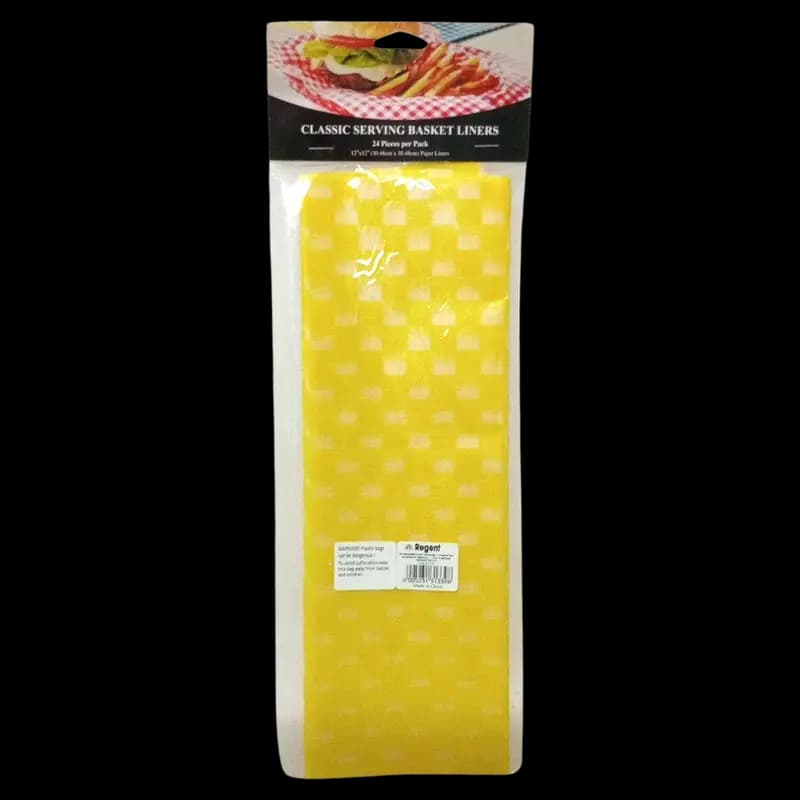 Regent Greaseproof Liners Yellow305x305mm  x 1 - 6005231313398 (#1)