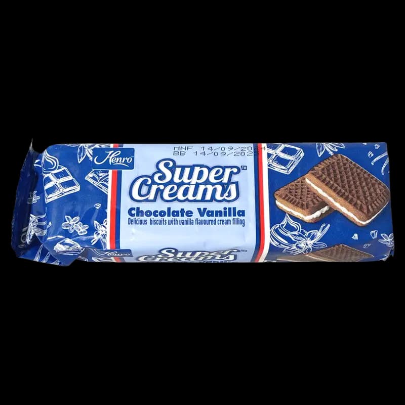 Bisc Henro Super Creams Choc vanilla 125g x 1 - 6007556500286 (#1)