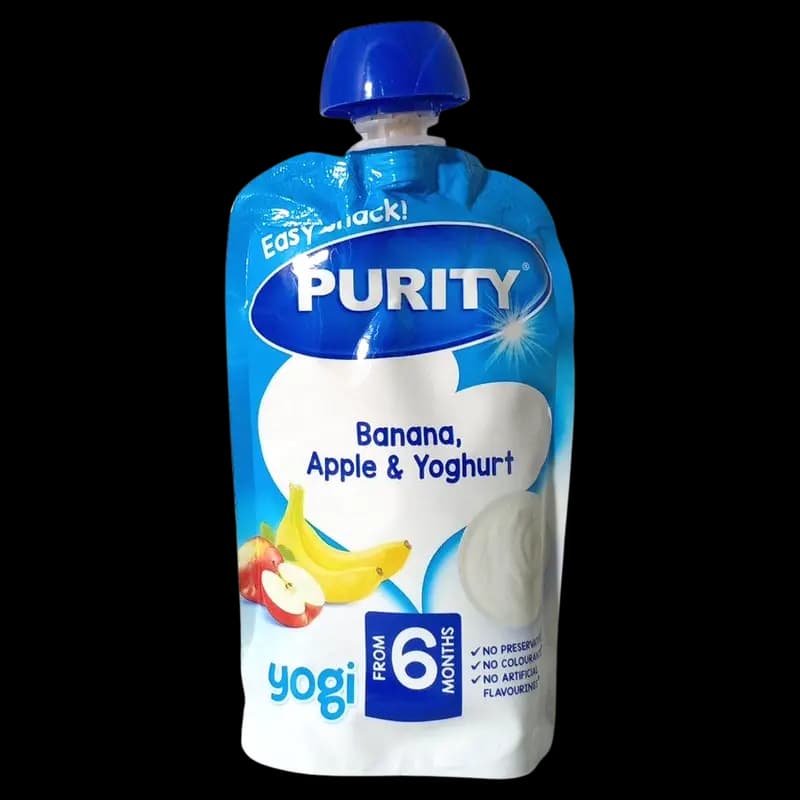 Purity 110ml Pureed Ban/Apple Yogh x 1 - 6009516203084 (#1)