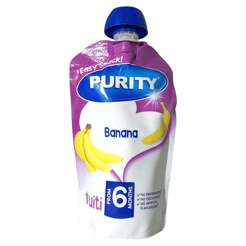 Purity 110ml Puree Pouch Banana x 1