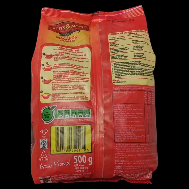 Pasta F&M 500g Macaroni x 1 - 6009522300111 (#2)