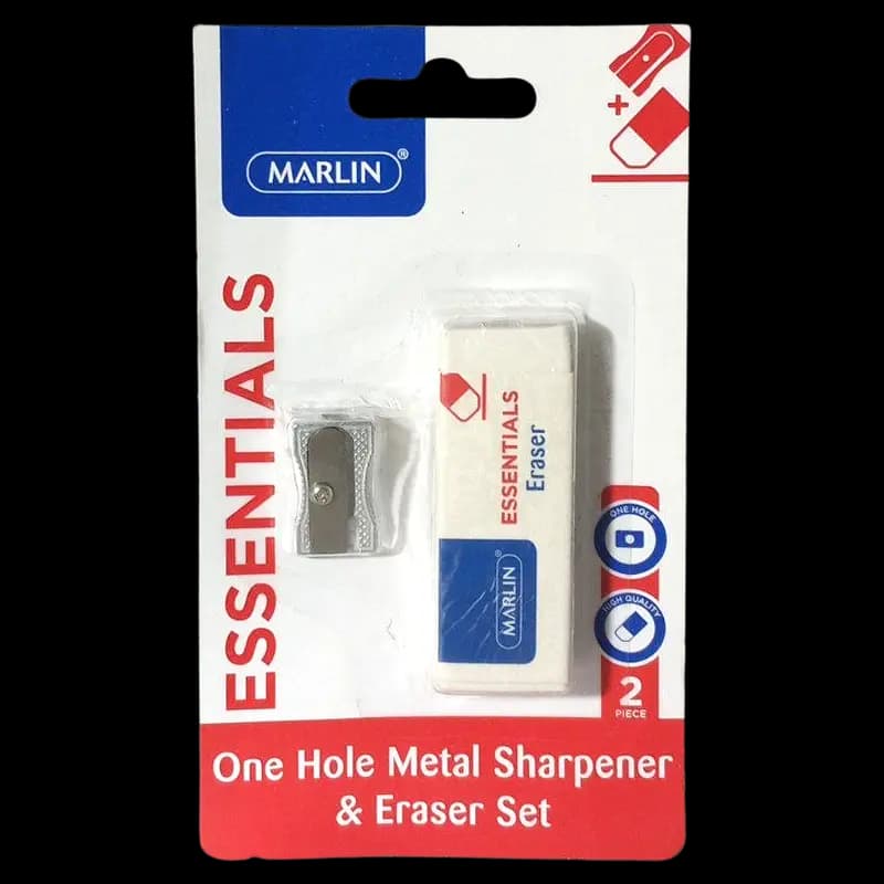 Sharpener Metal + Eraser x 1 - 6009608640070 (#1)