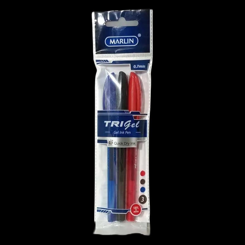Pen Gel Glide 3's Asst 0.7mm Marlin x 1 - 6009608642227 (#1)