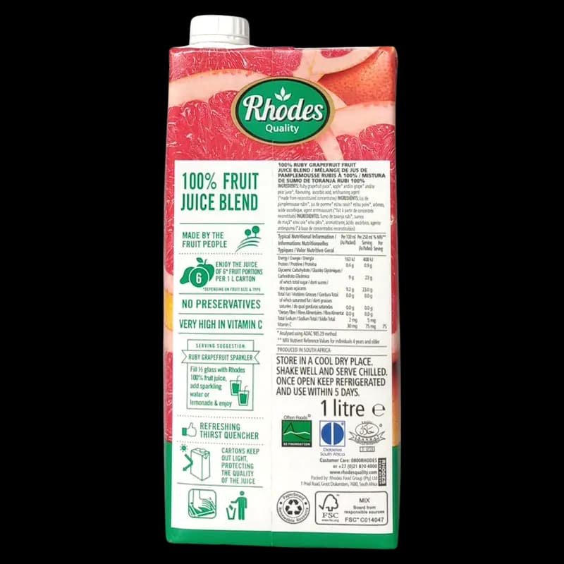 Juice 1 Liter Grapefruit Rhodes x 1 - 6009615146671 (#2)