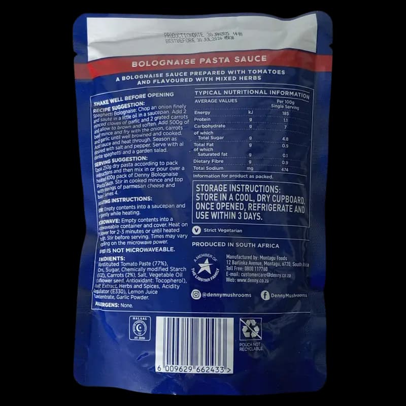 Denny Sauce Bolognaise 400g x 1 - 6009629662433 (#2)