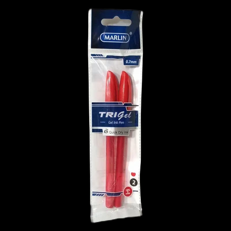 Aqua Glide Gel Pen's 2's Red x 1 - 6009635843628 (#1)