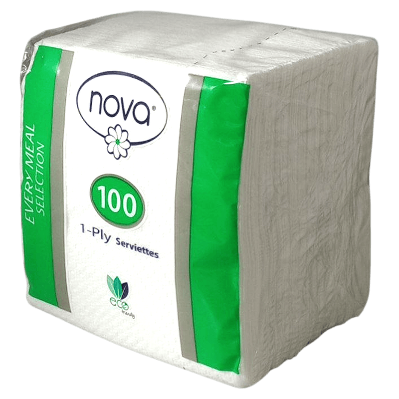 Serviette 100's Nova 1ply  x 1
