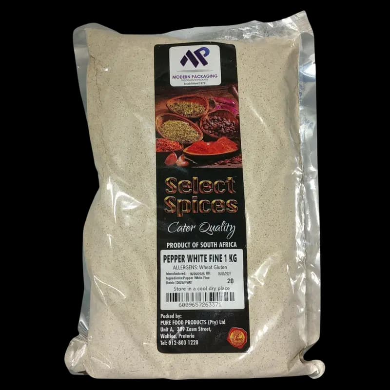 Spice - 1kg White Pepper Fine x 1 - 6009657263371 (#1)