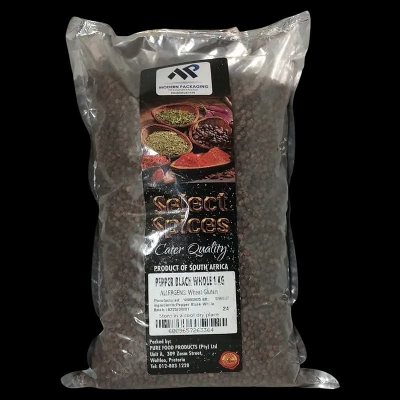 Spice - 1kg Black Pepper Whole x 1 - 6009657263364 (#1)