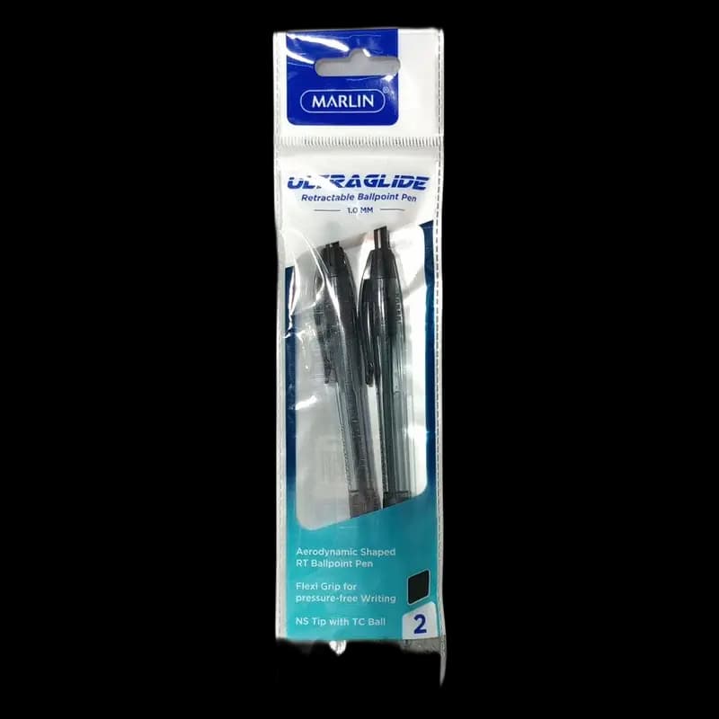 Pen Marlin Retractab Black x 2 - 6009685854438 (#1)