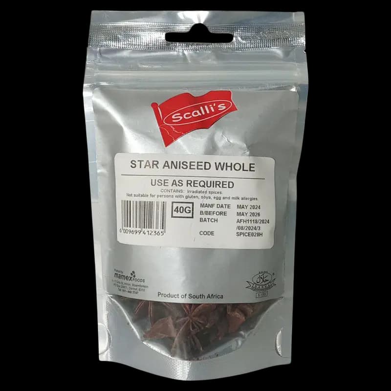 Spice 40g Aniseed Star Doy Scalli's x 1 - 6009699412365 (#1)