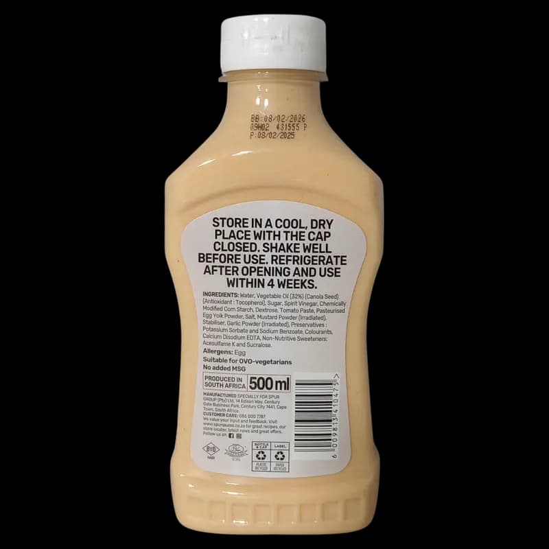 Sauce 500ml Spur French Fry New x 1 - 6009813410475 (#2)