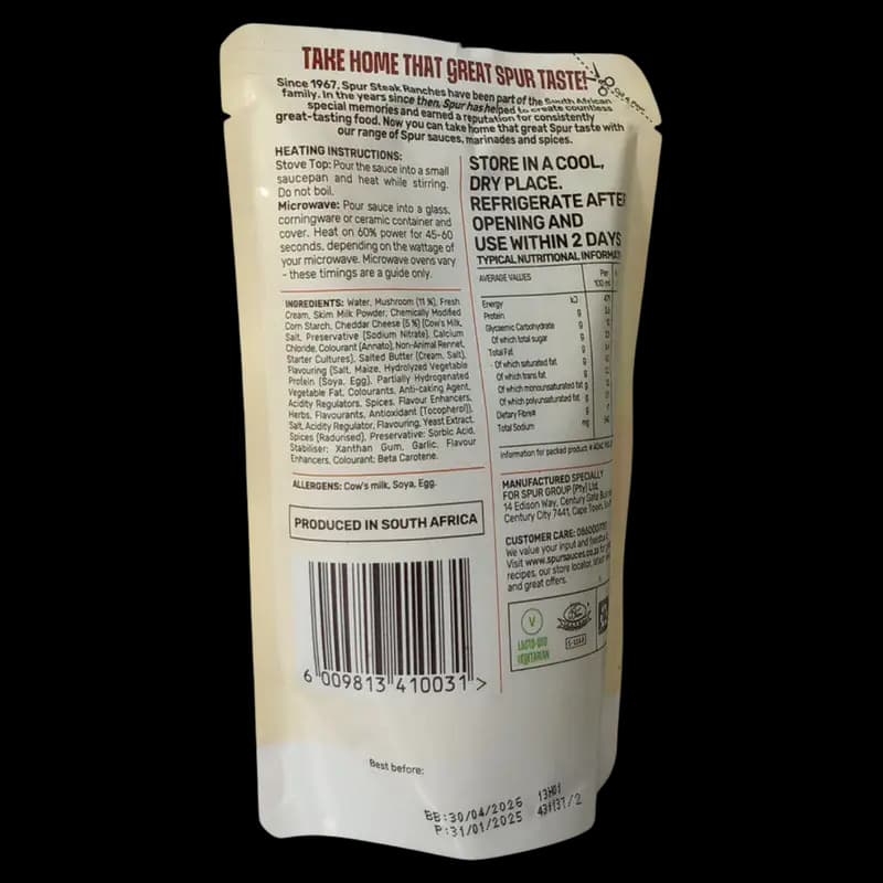 Sauce 200ml Spur Cheddamelt  x 1 - 6009813410031 (#2)